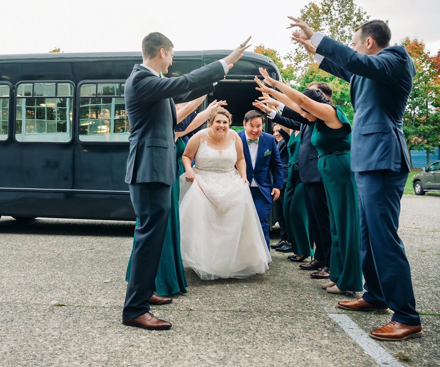 wedding bus Seattle